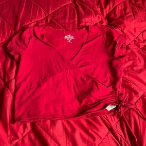 Red Crop Top